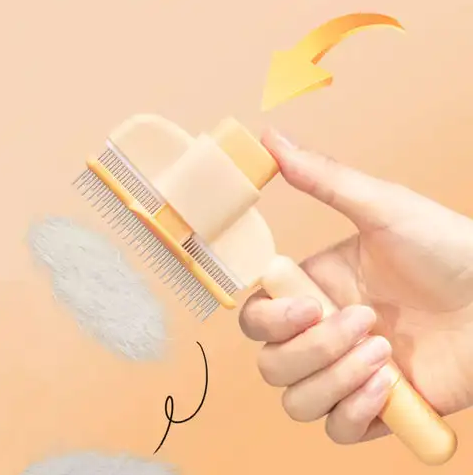 Brosse de toilettage anti-poils pour chats et chiens – Douce, efficace et facile à nettoyer
