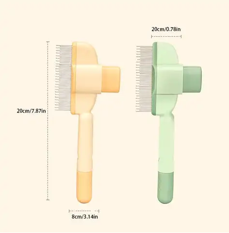 Brosse de toilettage anti-poils pour chats et chiens – Douce, efficace et facile à nettoyer
