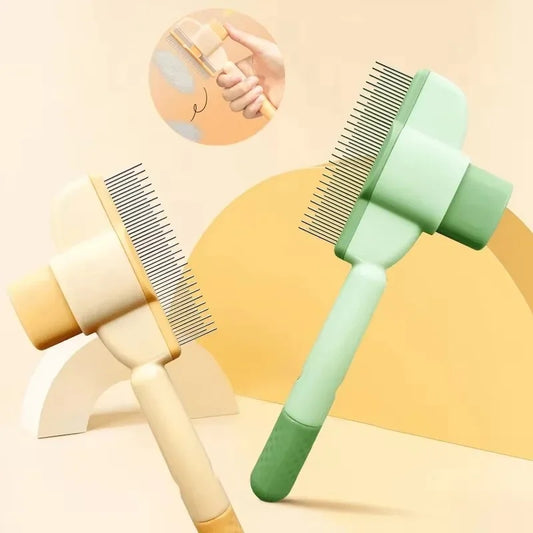 Brosse de toilettage anti-poils pour chats et chiens – Douce, efficace et facile à nettoyer